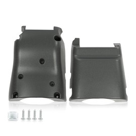 GRAND ORANGE Steering Column Cover Lower & Upper Compatible with Toyota 4Runner 1990 1991 1992 1993 1994 1995 TILT New Lens Gray Plastic