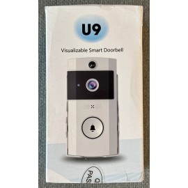 Unbranded BNIB Visualizable Wifi Smart Doorbell U9 Sealed 3600mAH Motion Detection 480P