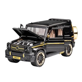 1:32 G65 Alloy Model Car with Light and Sounds Portable Simulation Metal Off Road Toy Vehicle Pull Back Car Model Toy Gifts for Kids