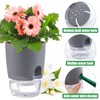Aulock 6 pcs Self Watering Plant Pots - 4.1/3.2 in