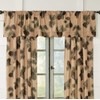 BLACK FOREST DECOR Pinecone Ridge Lined Valance – Microfiber Window