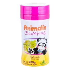 Animalin 75 Gomitas Nature's Sunshine Vitaminas para Niños y Adultos 225g