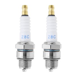 VGOL 2pcs Z8C Spark Plug Suitable for 2 Stroke 48cc 70cc 80cc Motorised Motorized Bike Bicycle ATV Quad Bike Part Dirt Bike Parts Electric Bike Parts