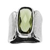 Silpada 'Zircon Token' Olive Green Cubic Zirconia Ring in Sterling
