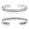Carviell Bracelet, Peace Gifts for Women and Teens, Engraved Quote