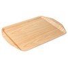Wooden Tray, Wooden Tray, With Handle, Cafe Rectangular Tray (Non-Slip,