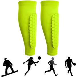 BEANPRECOY Breathable Soccer Shin Guard Sleeves for Kids & Adults, Comfortable Shin Guards Socks Age 6-8, Lightweight Football Leg Protectors for Youth Training & Matches