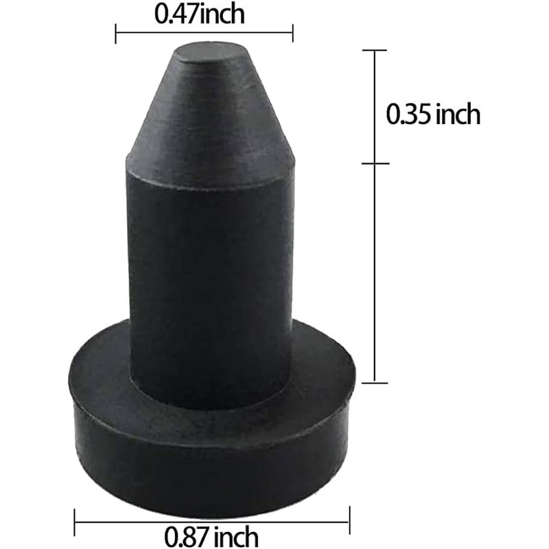 12 Pcs Kayak Drain Plug,Universal Rubber Kayak Scupper Plug,1/2" Water
