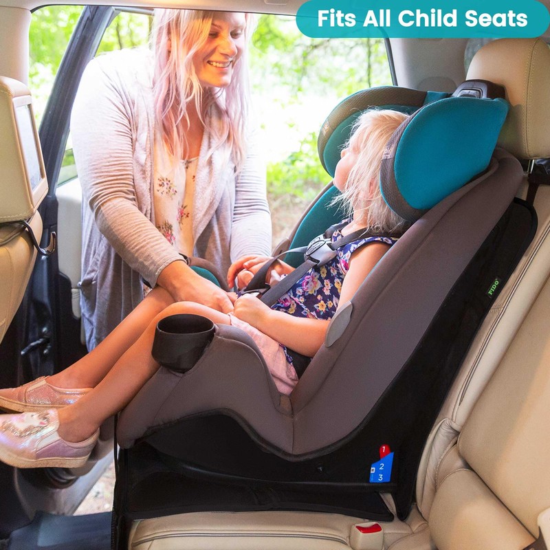PIDO Car Seat Protector Under Baby Car Seat with Thick
