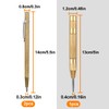 CBRIGHT Tungsten Carbide Tip Scriber Tool Metal 2Pack, Alloy Etching