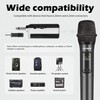 talomen Wireless Microphone,Professional Dual Handheld Cordless Dynamic Mic System with