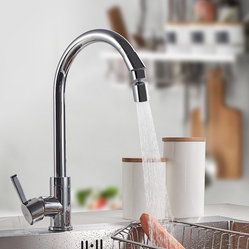 Ainkou Swivel Faucet Aerator, 360 Degree Rotate Kitchen Sink Faucet