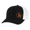 Men's Hunting Season Mesh Back Trucker Hat, Deer in Crosshair,