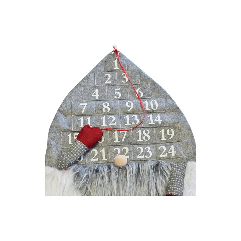 Christmas Advent Calendar Gonk Design 24 Fabric Pockets Add your