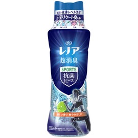 Lenor Super Deodorizing + Antibacterial Beads, Sports, Cool Refreshing & Citrus, Main Unit, 16.2 fl oz (490 ml)