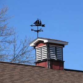 PRATYAHARA Weather Vane for Sailing Boats - Retro Weather Vane for Sailing Boats, Decorative Wind Direction Indicator for Outdoor Roof