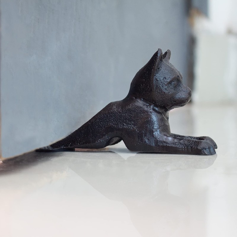Earl Diamond Cast Iron Door Stop | Door Wedge |
