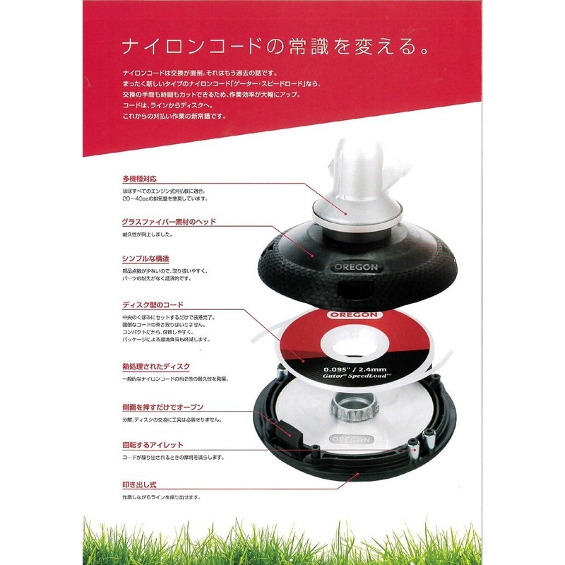 Oregon 24-518-03 Gator SpeedLoad Trimmer Line, .118" 3 Pack LG