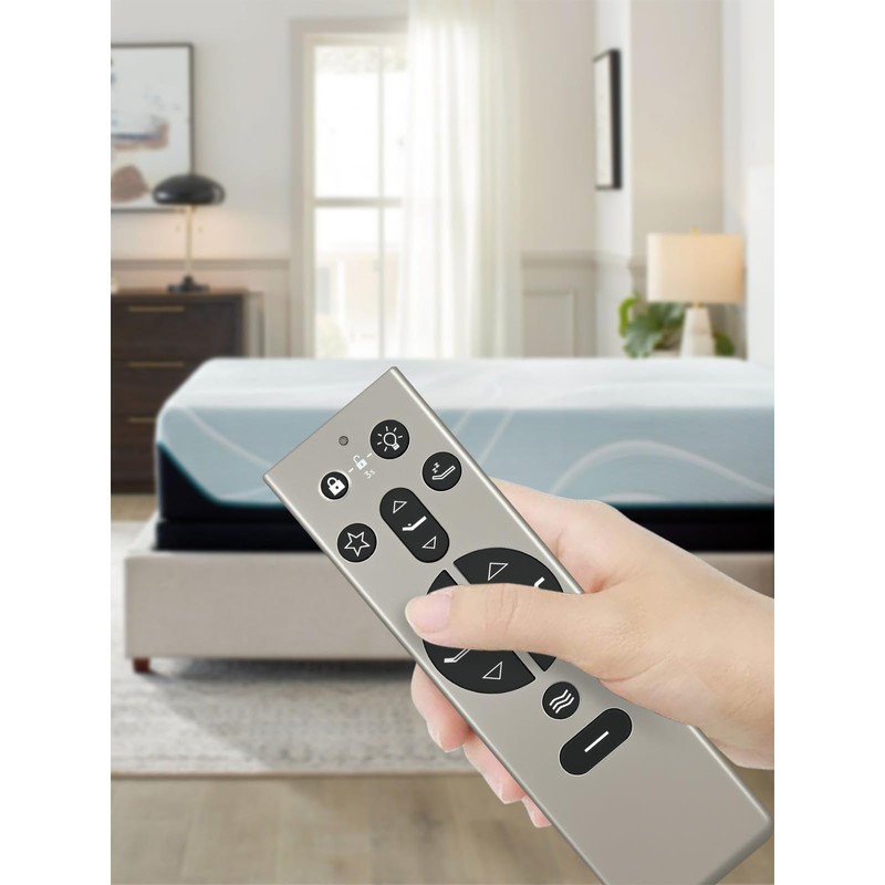 WDZP New Replacement Remote Control for Tempur-Pedic Ergo RF396B JLDK.111.13.01