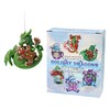 Ruth Thompson Christmas Ornament: mischievous dragon with gingerbread 10cm -