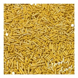 GR01. Sprinkles, perlas, granillos, diamantinas y matizadores para repostería Sweet Candy Colors. 200 gramos. MOD. GRANILLO AMARILLO