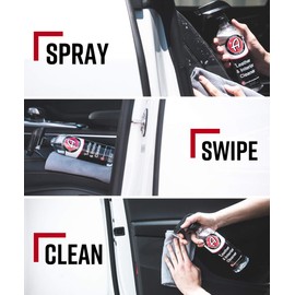 Limpiador de Piel y Interior de Adam's – Limpia de Forma Segura Todas Las Superficies Interiores de Vinilo de Piel y plástico, Suave en tu Interior, Resistente a la Suciedad, 16 oz