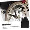 SAFIGLE 1 Pair Sturdy Wheelchair Footrest Replacement Ergonomic Footplates for