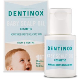 Dentinox Baby Scalp Oil – Moisturises& Nourishes Dry Skin – with Chamomile, Rosehip & Vitamin E – 3 Months & Upward (30ml)