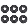 0.63" Outer Diameter Flange Water Pipe Cover Decoration White Pipe