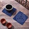 FREEBLOSS 4 Set Sashiko Coaster Kit Lotus Sashiko Embroidery Kit