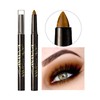 ICE LOVE Glitter Eyeliner, Rotary Retractable Eye Shadow Pencil,Waterproof Long-lasting