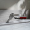 JQK Door Stopper, 304 Stainless Steel Thicken 1mm Sound Dampening