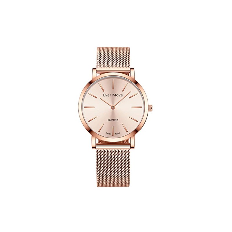 Reloj para Mujer, Dama, Pulseras Cuarzo con Correa de Malla