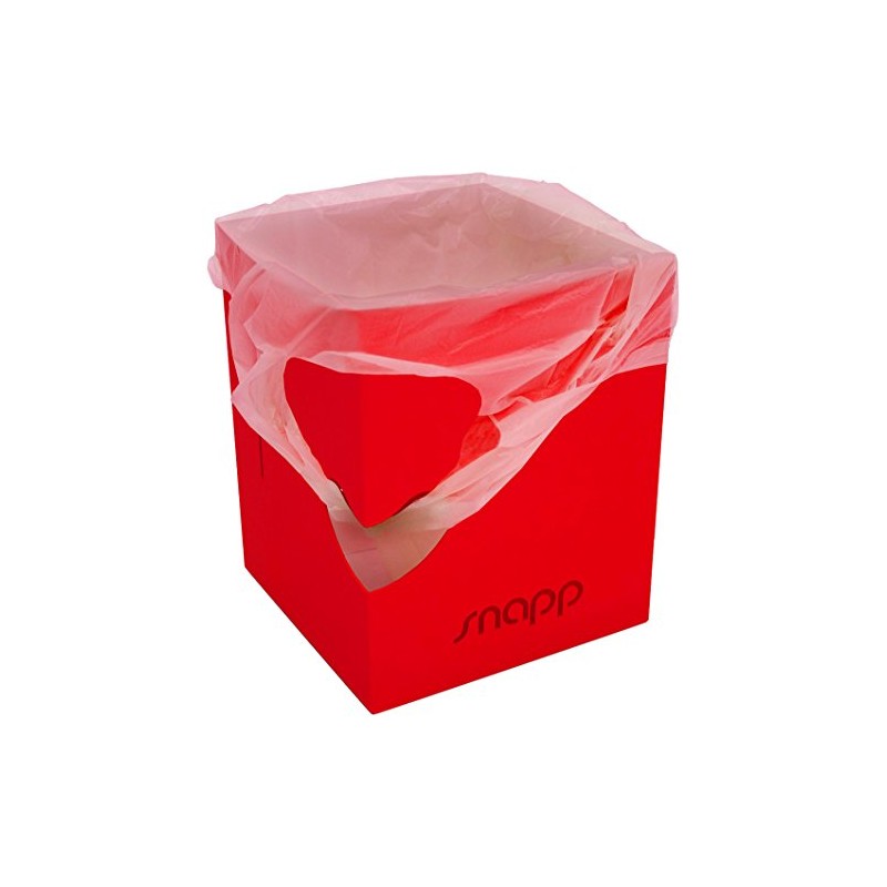 Snappy Bin The Portable Folding Bin (Red)