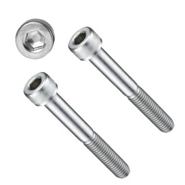 TERF® M12 X 100mm Hex Socket Cap Head Machine Screws High Tensile Grade 12.9 Machine Screw M12 (12mm) X 100mm Allen Key Hexagonal Socket Cap Bolts - Pack of 2