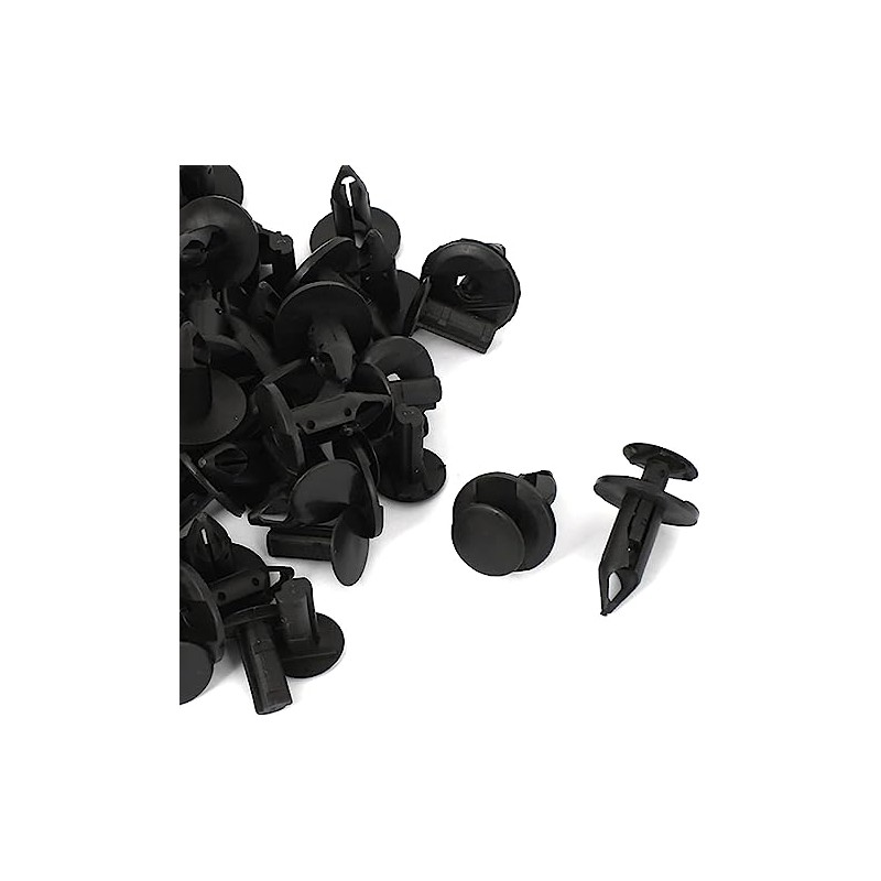 9mm Hole Dia Rivets Fastener Push Pin Plastic Clips for