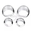 Unbranded Moto Chrome Gauge Bezel Trim For Harley Electra Glide