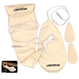 2PCS Saxophone & Clarinet Care Bundle: Alto, Tenor Sax Cleaning Cloth & Kit, man-made chamois