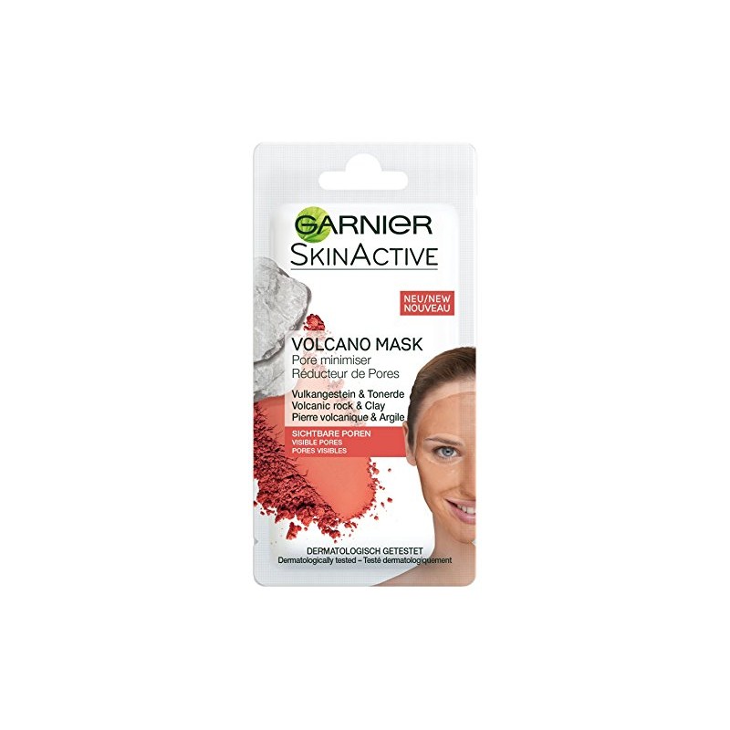 Garnier Volcano Face Mask, Skin Active, Pack of 25 (25