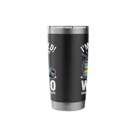 I'm Not Old I Just Need Some WD-40 With Funny Owl Design Stainless Steel Insulated Tumbler