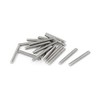 sourcingmap M3 x 25mm 0.5mm Pitch 304 Stainless Steel Fully