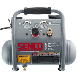 Senco PC1010N 1/2 Hp Finish & Trim Portable Hot Dog Compressor, Grey
