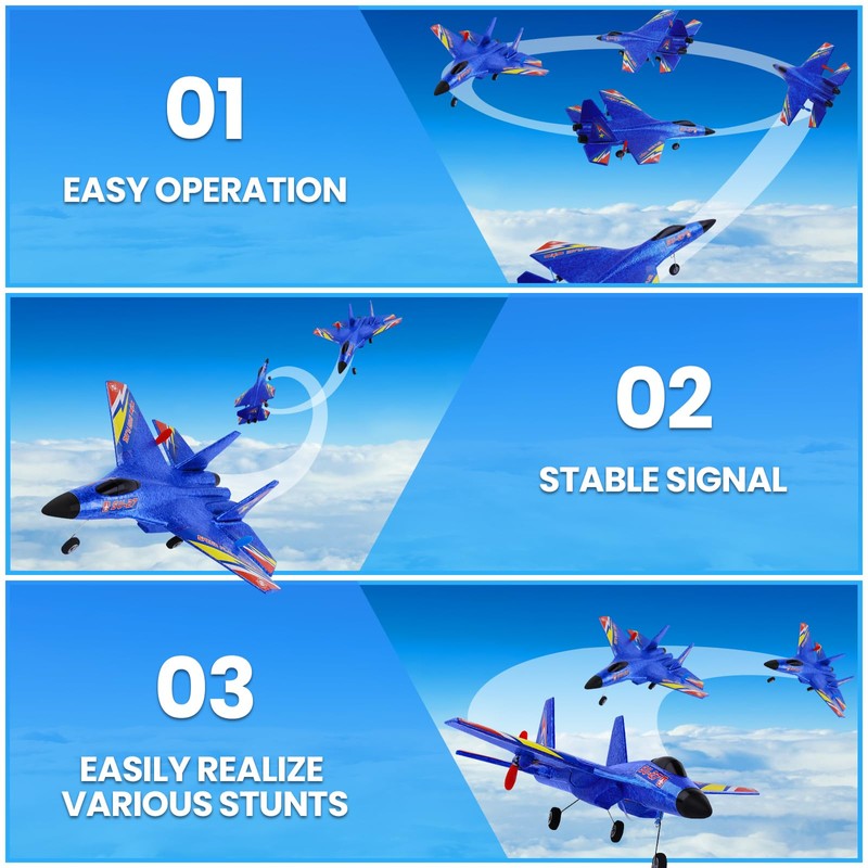 Su27 RC Plane, Remote Control Airplane, 2.4Ghz Ultra Long Endurance