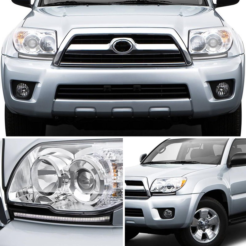 Switchback White/Amber LED Front Side Marker Headlight DRL Amber Sequential