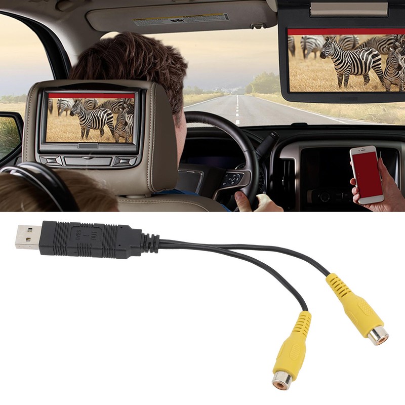 USB to CVBS Video Output Adapter HD Video Easy to