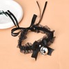 Black Choker Necklace for Women Girls Gothic Lace Bow Choker