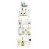 Orimade 4 Tier Adjustable Anti-slip Shower Caddy over Shower Head,Rustproof
