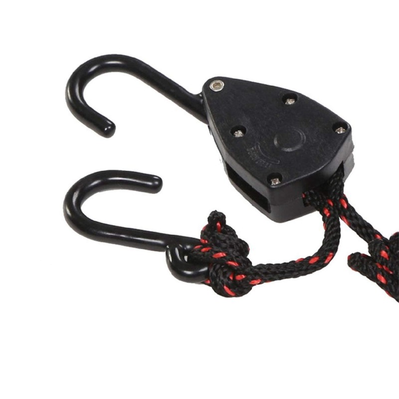 Acronde 4PCS 1/8" 6Ft Adjustable Heavy Duty Rope Hanger Ratchet