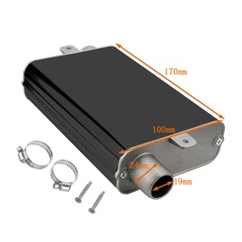 Carkio Upgraded Exhaust Pipe Silencer Silencer 24 mm Air Diesel Auxiliary Heater Exhaust Pipe for Webasto Eberspacher