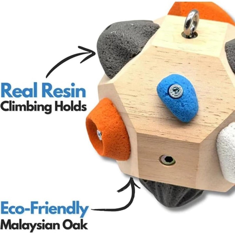 KQLHLHDYZ Handcrafted Boulder Blocks, Finger Strength Training Climbing Ball, Finger